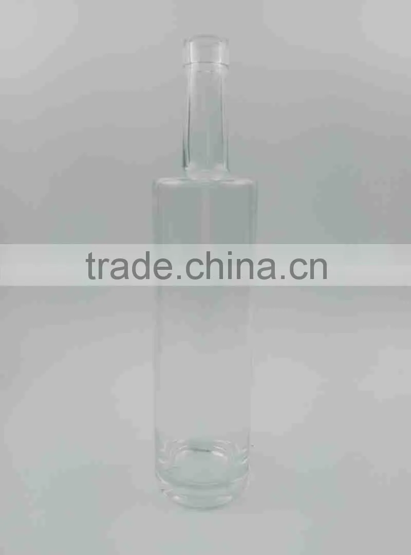 800ml clear glass red wine bottle