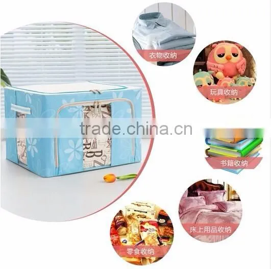 Beauty foldable oxford storage box cloth decoratetive Fancy storage box