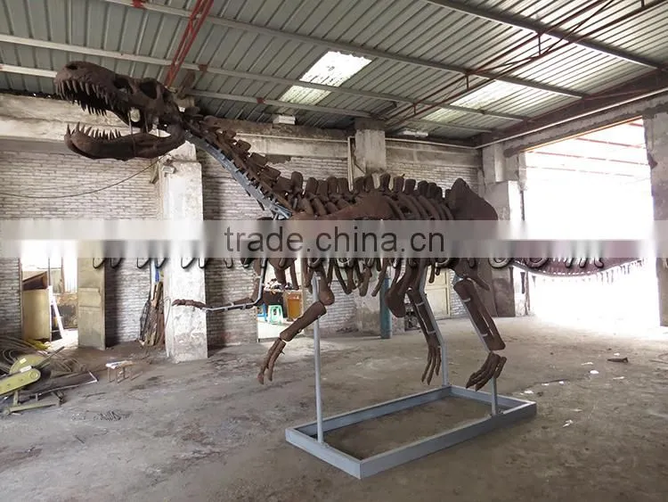 HLT artifical fiberglass dinosaur fossil for the science museum