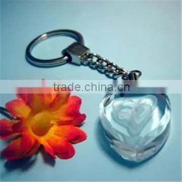 Ford Car Logo Crystal Glass Keyrings Promotional with Led Light