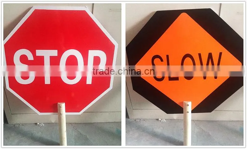 High-quality hand stop held signs for traffic control