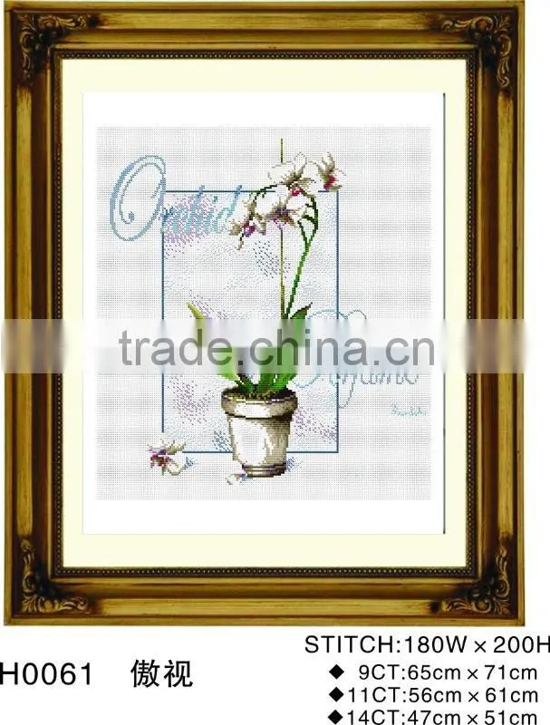 flower counted cross stitch kits,cartoon cross stitch embroidery