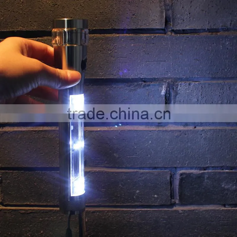 High Quality Useful Solar LED Aluminum Flshlight