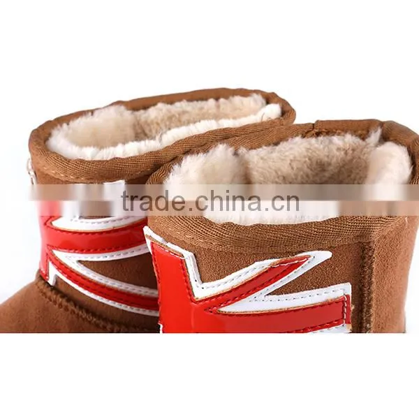2015 New fashion cheap price fancy warm wowen winter boots