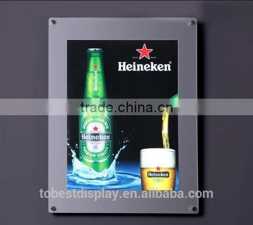 Shenzhen factory made acryllic led display acrylic led light box