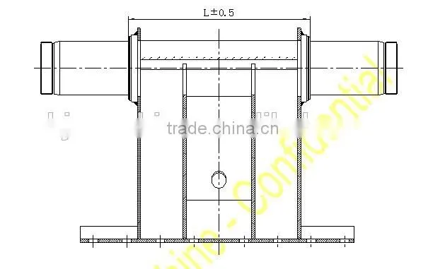 HJ BPW type trailer spare parts bogie low bed bogie suspension