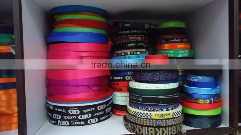 Cheap custom polyester webbing strap band jacquard elastic