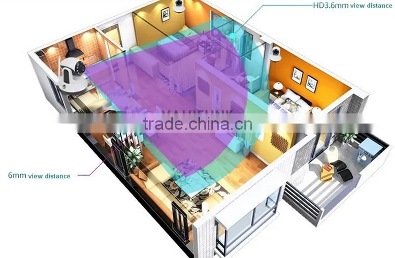 3.6MM IR Lens Wireless Wifi RT8800 HD 720p IP Camera with IRCUT P2P Baby Camera Built in Microphone CCTV Baby Monitor