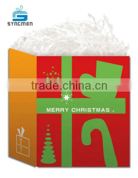 Colorful Custom Printed Christmas Paper Bag