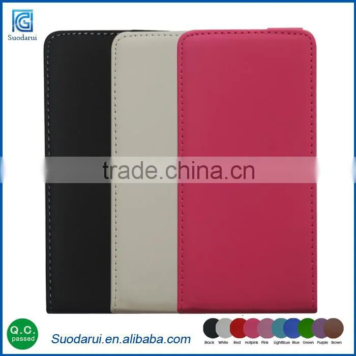 High quality leather case for LG K4 ultra slim flips leather case Mix colors