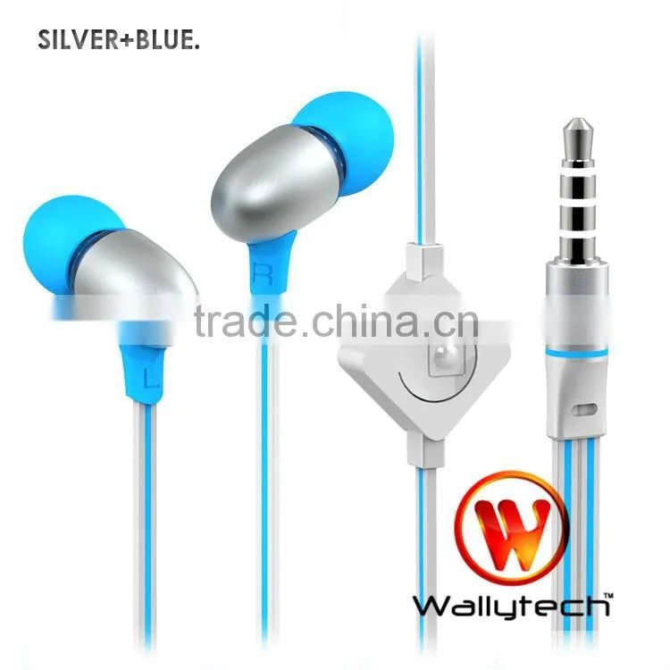 New style Flat Cable Earphone For Mobile phone