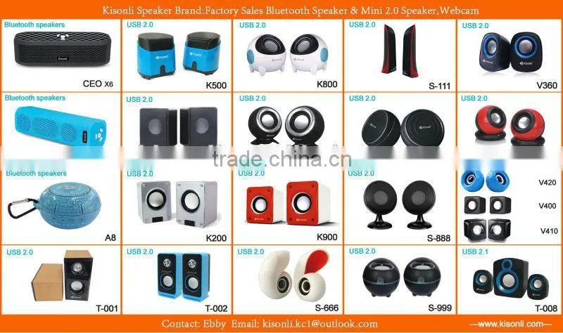 High Output Computer Speaker, Portable usb Subwoofer Speaker