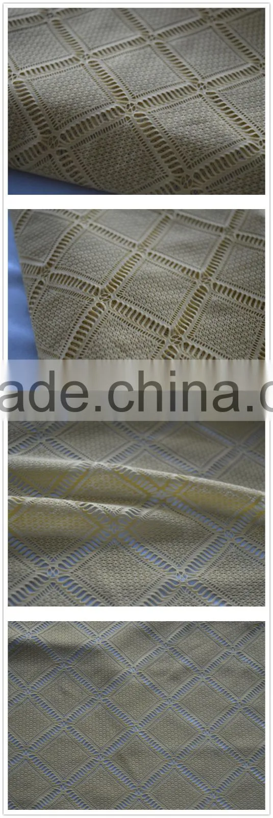 Lozenge pattern nylon spandex warp knitting jacquard fabric, Lozenge pattern jacquard fabric