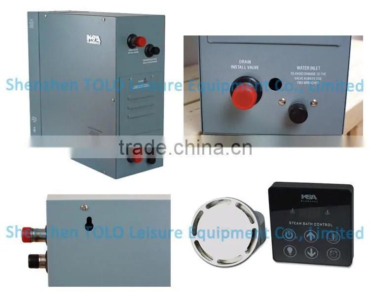 commercial steam room high pressure steam generator steam shower cubicle enclosure bath cabin