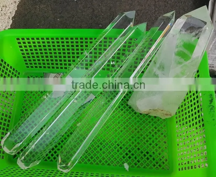 Wholesale Long Shape K9 Crystal Obelisk Custom K9 Clear Crystal Wand