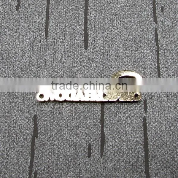 Cute Golden Color Metal Sewing Label