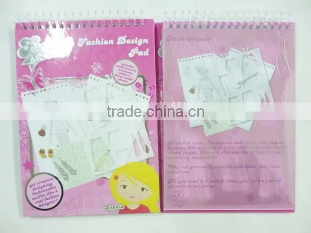 design girls book kids drawing book