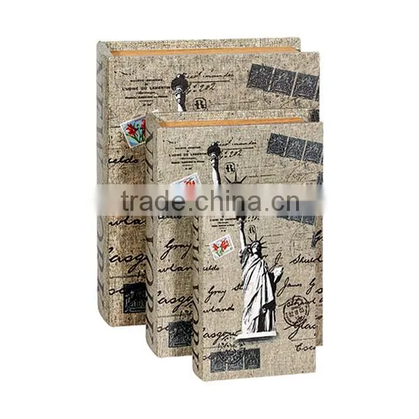 Decorative vinatge book box