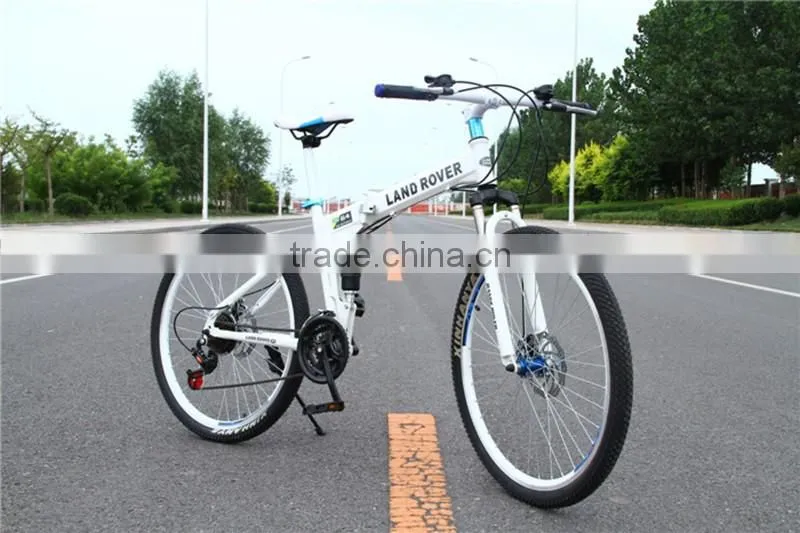 26-inch folding mountain bike 21 speed dual disc brakes student bike