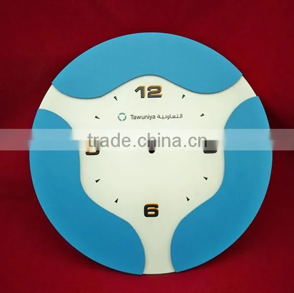 Plexiglass wall clock