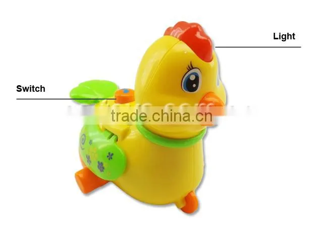 2PCS Baby wind up yellow chicken toy