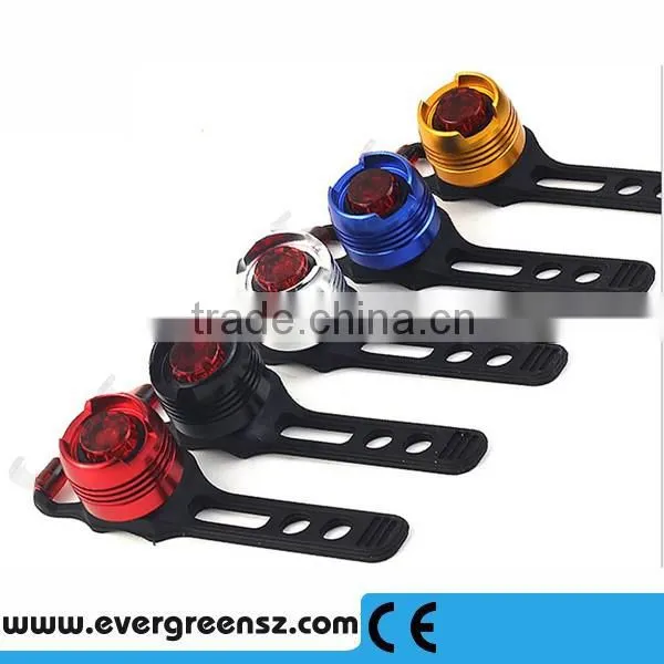 LED Tail light Safety Warning Helmet Red Flash Light 3 Modes wholesale bike lamp