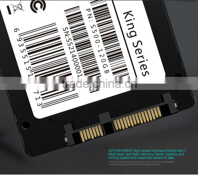 Manufacture best price KingDian Solid State Drive 2.5'' sata3 MLC 120GB SSD external hard disk