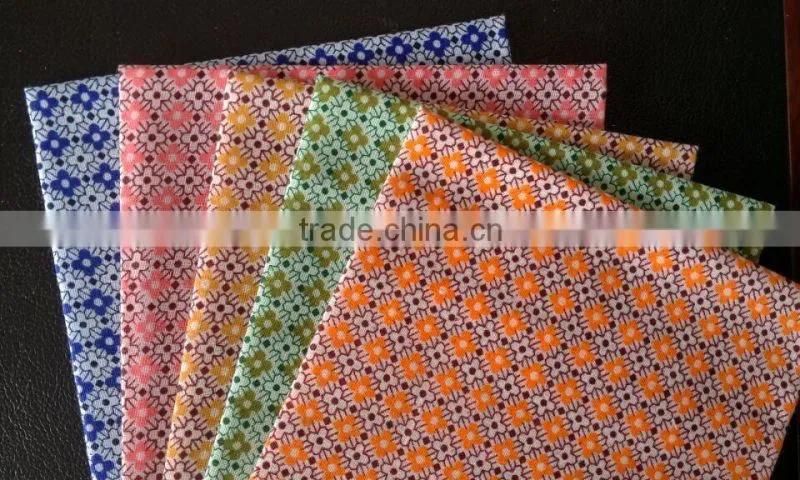 Cheap 100% polyster colorful fabric wholesale 45*45 96*72