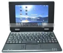 7 inch netbook VIA8880 with camera mini laptop