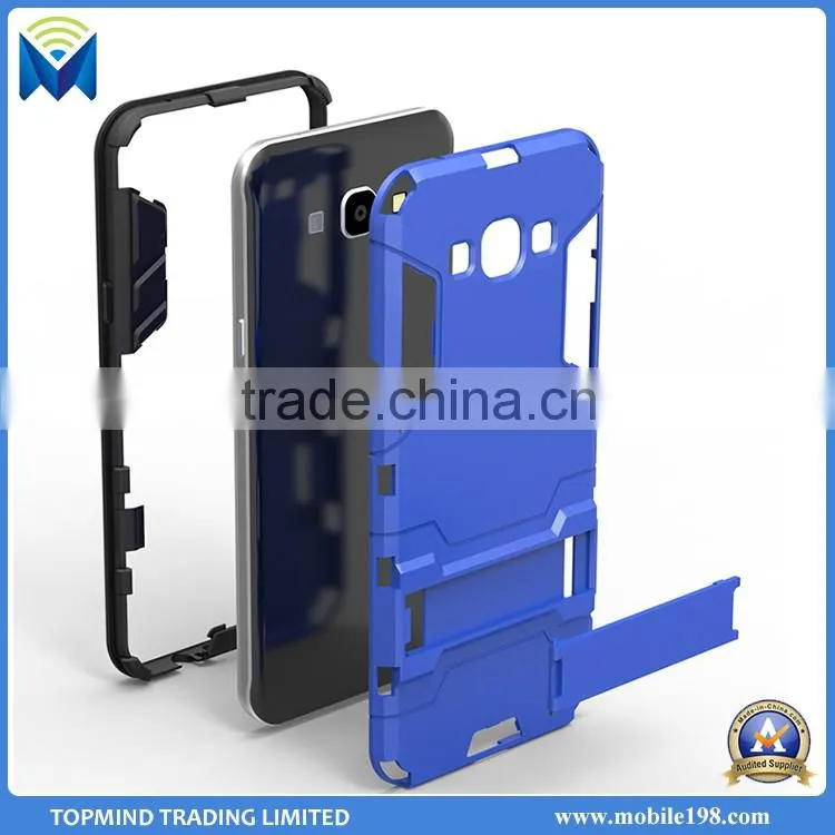 2 in 1 Phone Case PC TPU Hybrid Case with Kickstand for iPhone 6S