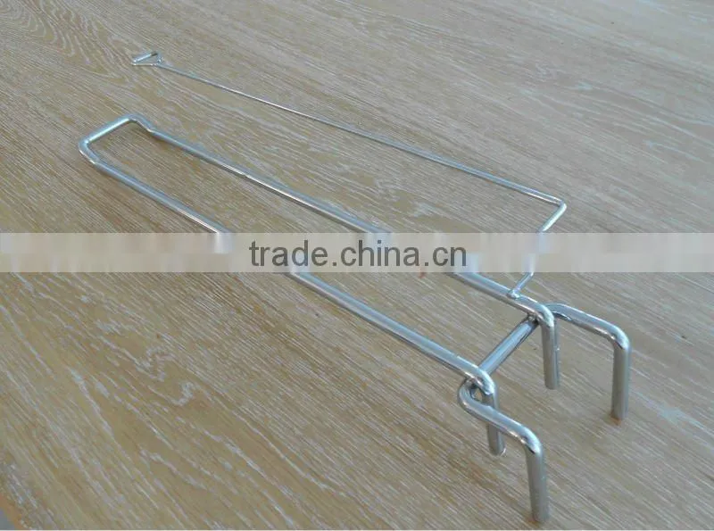 Metal chome plating label holder for shop display
