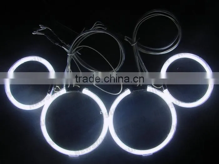 4 rings 95mm & 125mm ccfl angel eyes ring for car projector lens 8000k high brightness head lamp for F ord