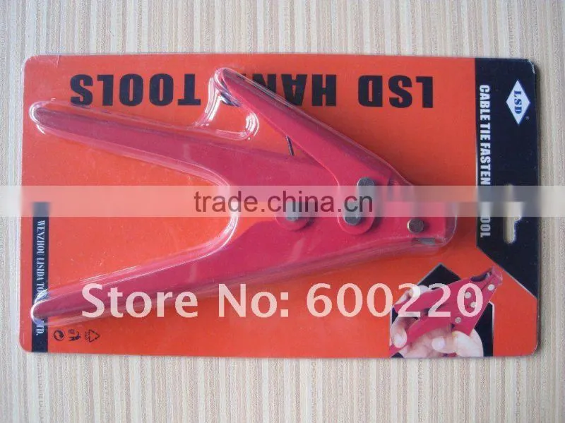 LS-519 Fastening and cutting tool for nylon cable tie width 2.4-9mm, two in one Cable Tie Gun nylon cable tie tensioning tool