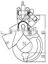 G80 EYE / CLEVIS /SWIVEL SELFLOCK HOOK