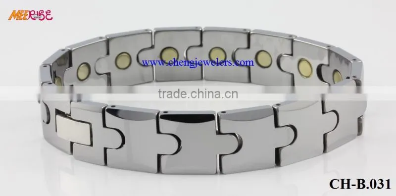 Bio magnetic bracelet mens ceramic bracelets,cross bracelet