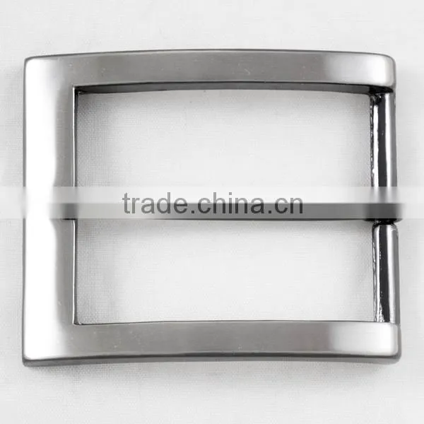 Pressing zinc alloy fashion famous brand logo 40mm blue belt buckle