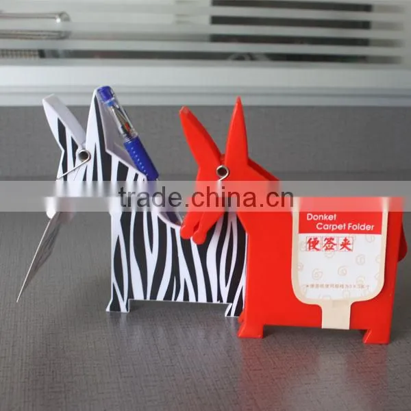 Creative pen holder with the memo clip Note Clamp