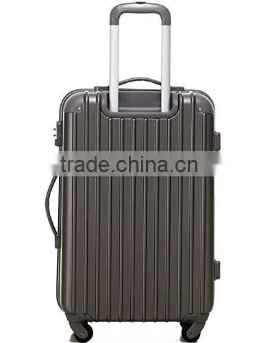 2016 ABS plastic hard case travelers choice luggage suitcase set Fashionable suitcase