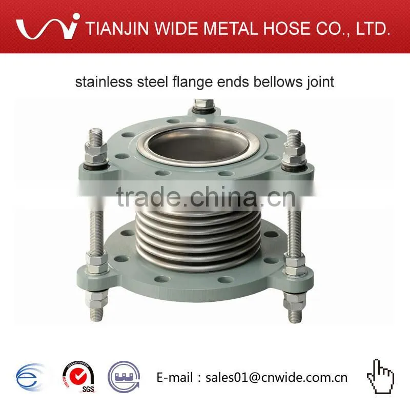 carbon steel flange stainless steel bellows expansion joint
