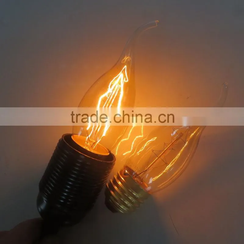 Vintage filament Edison bulb C35