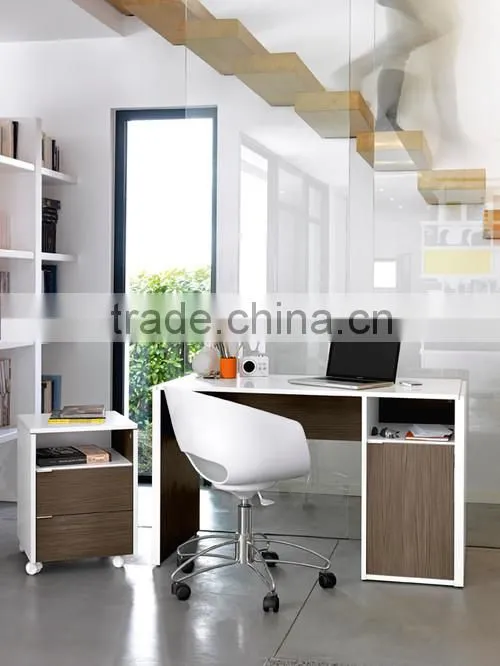Office simple computer table design with drawer office computer table HX-NT3281