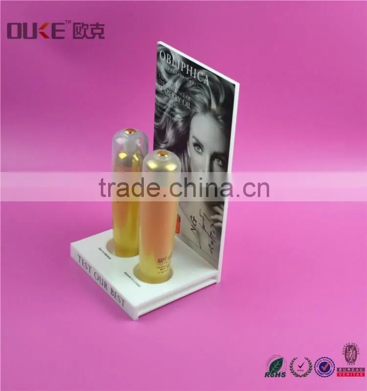 small cutomized hot sale acrylic tray for hotel amenity