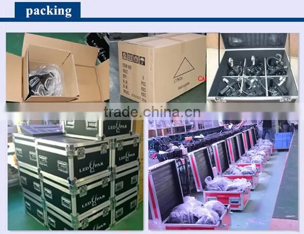 IP68 waterproof RGBW 54pcs 3watt 4in1 LED theater light
