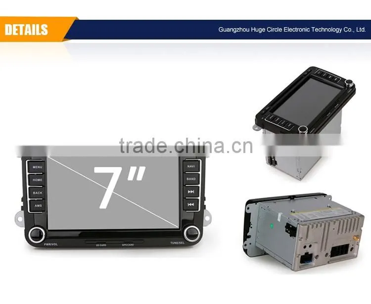 Oem double din car dvd player GPS for vw