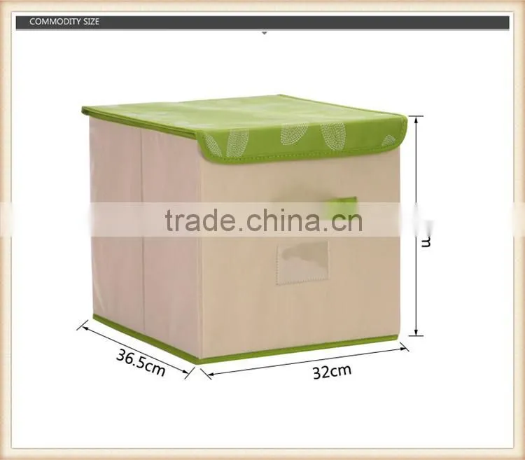 Wholesale in stock 4 color nonwoven storage box