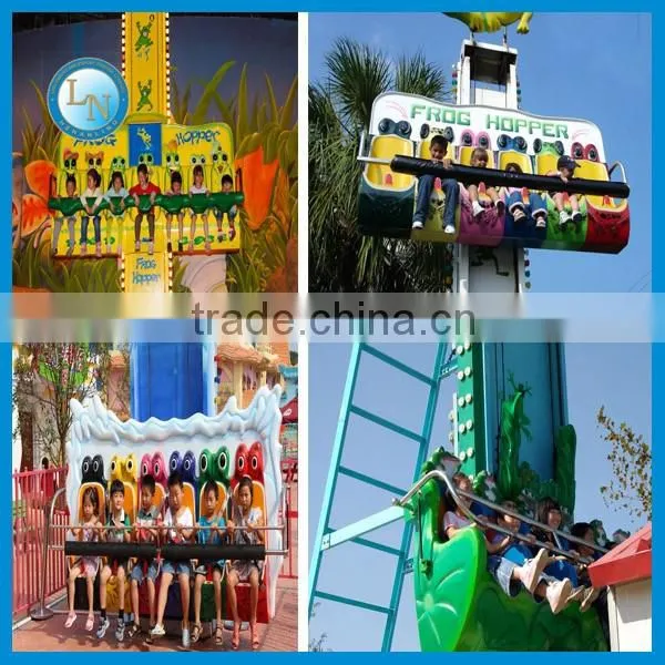 Attractive Frog hopper ride!!! Fairground attraction Amusement park kids games jumping frog for sale