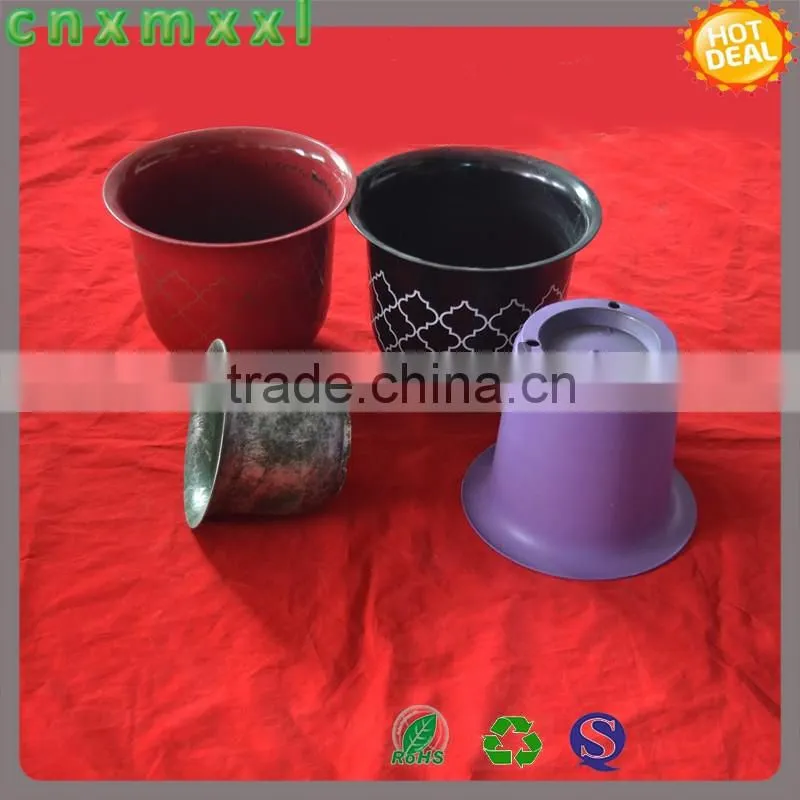 two coloured painting large indoor plant pots outdoor vases planters