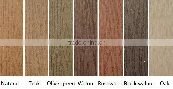 Outdoor flooring and artificial wood plastic composite WPC decking