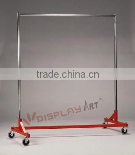 Rolling Z-shape clothing Rack