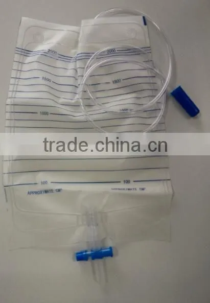 Medical disposable drainage collection urine bag